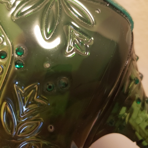 Dolce & gabbana emerald crystal cinderella shoes - Picture 5 of 10